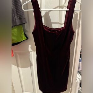 Burgundy, Velvet Small Forever 21 dress